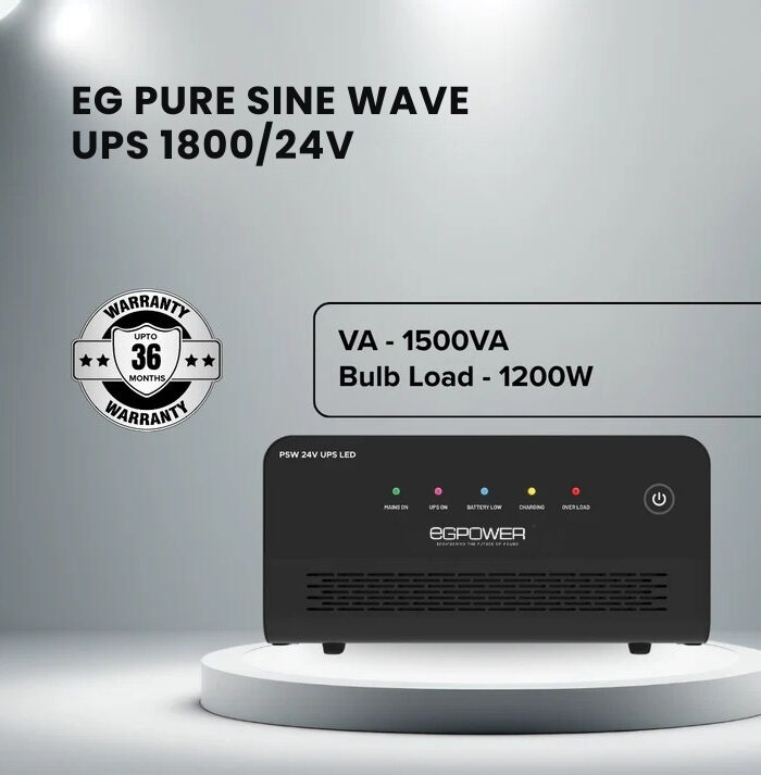 EG Pure Sine Wave UPS 1800/24V