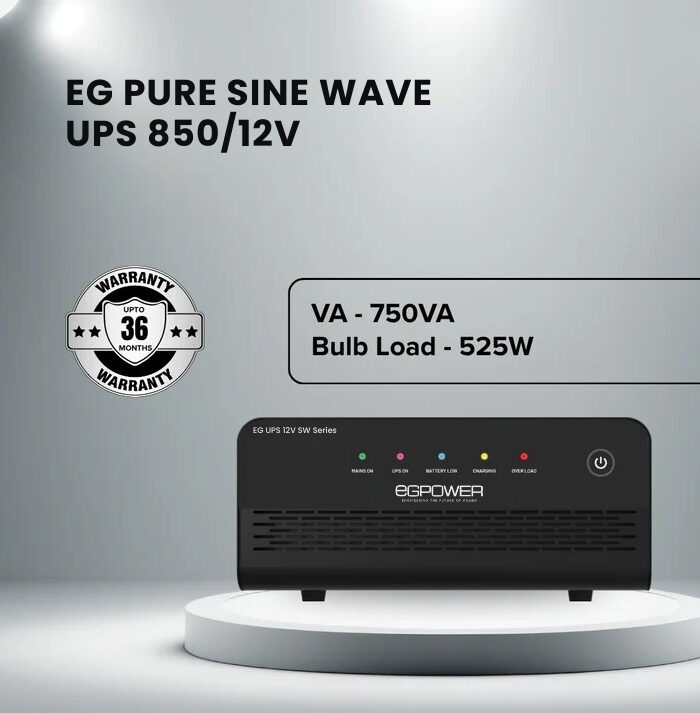 EG Pure Sine Wave UPS 850/12V